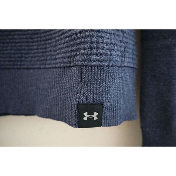 Under Armour 1371576-768 Women's Sz S Blue Intelliknit Run Funnel L/S Top - Picture 4 of 15